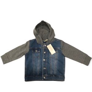 First Impressions Denim Jacket Hoodie Toddler Boy 18 Months
